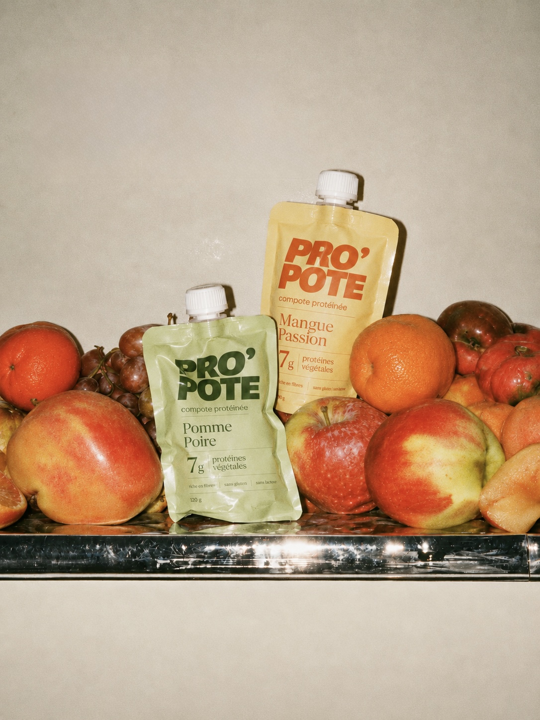 Gourdes PRO'POTE et fruits